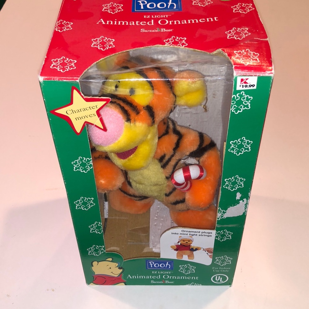 Winnie the Pooh Tigger animated ez light ornament 11”